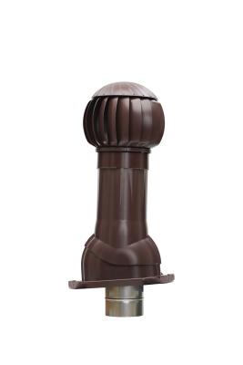 Комплект RRTV D160 для металлочерепицы Monterrey пластик Brown ERA