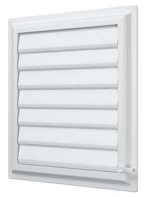 Решетка вентиляционная AIRVENT регулируемая жалюзи 349х399 пластик ERA