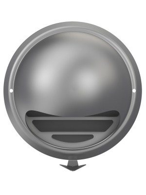 Выход стенной ВМ фланец D100 каплесборник сетка нерж.сталь ERA