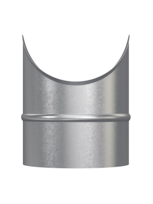 Врезка круглая ISG D125 оцинк.сталь ERA PRO