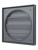Выход стенной КФ фланец D355 жалюзи 410x410 ASA Gray ERA