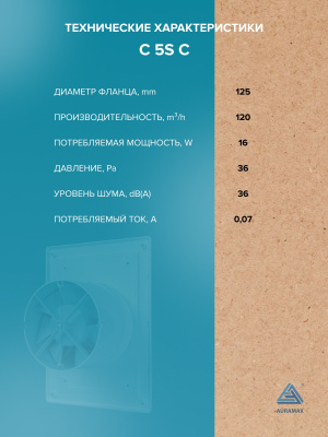 Анемостат DW мет.фланец D100 распорки D140 сосна ERA
