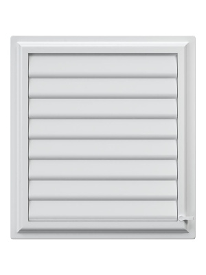 Решетка вентиляционная AIRVENT регулируемая жалюзи 402х442 пластик ERA