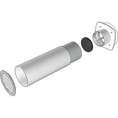 Клапан приточный КП D125 фильтр G3 ВП АПП РКМ L0,5м ERA