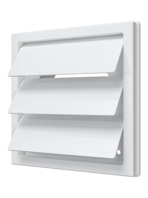 Выход стенной КФ фланец D100 жалюзи 150x150 ASA ERA