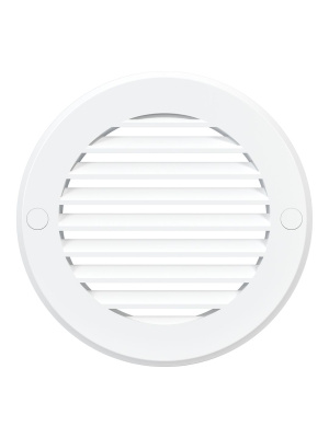 Решетка вентиляционная РК фланец D100 D136 пластик ERA