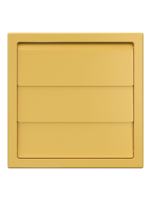 Выход стенной КФ фланец D100 жалюзи 150x150 ASA Beige ERA