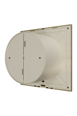 Вентилятор накладной SLIM D125 обр.клапан Champagne DICITI