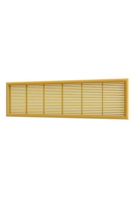 Решетка вентиляционная ДП фланец 220х60 переточная 227х67 пластик Beige ERA