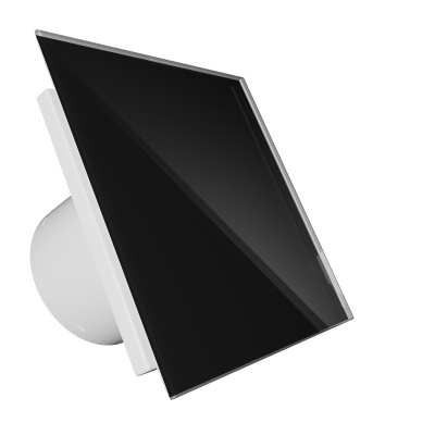 Панель AEON D100/125 179х179 стекло глянцевое Black classic черное DICITI
