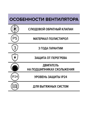 Вентилятор накладной OPTIMA D125 обр.клапан AURAMAX