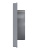 Выход стенной КФ фланец D100 жалюзи 150x150 ASA Gray ERA