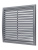 Решетка вентиляционная РРН разъемная 350х350 ASA Gray ERA